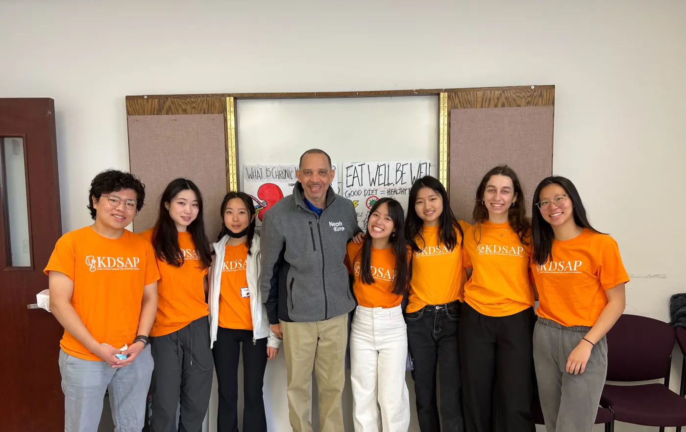 Penn KDSAP members gathered with community partners